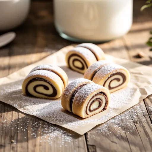 Checkered Roll Cookies