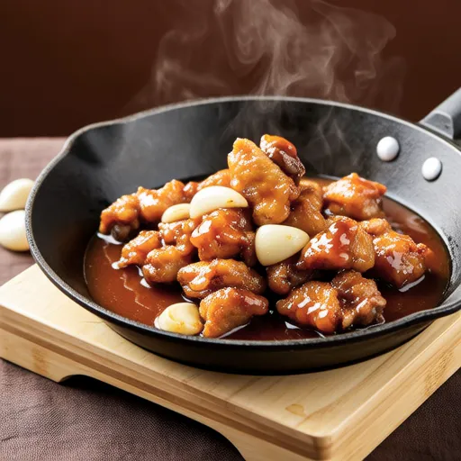 Chicken and Bamboo Shoots Oyster Stir-fry