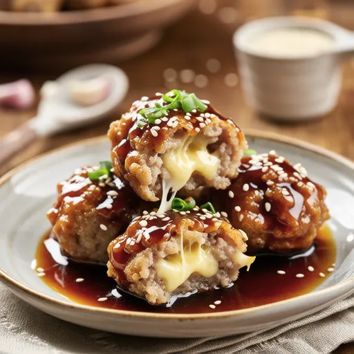Lotus Root and Cheese Teriyaki Tsukune