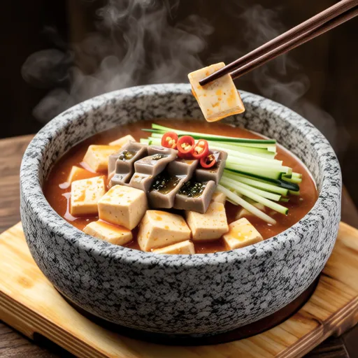 Clear Pollack Roe Soft Tofu Stew