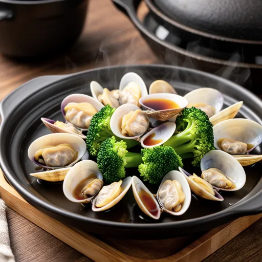 Clams and Broccoli Butter Steam
