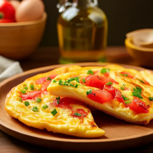 Tomaten-Eier-Pfannkuchen
