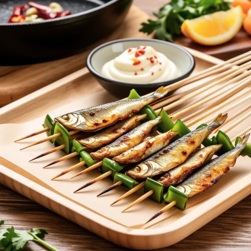 Grilled Yellowtail Skewers