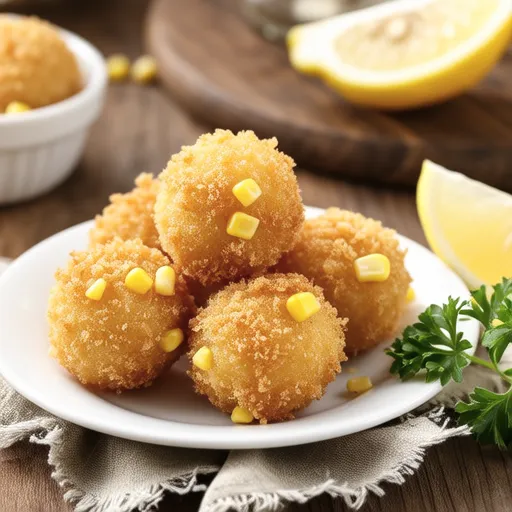 Potato Croquettes with Corn