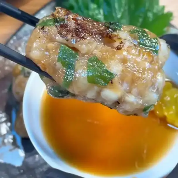 ぷるモチえびエノ生春巻き