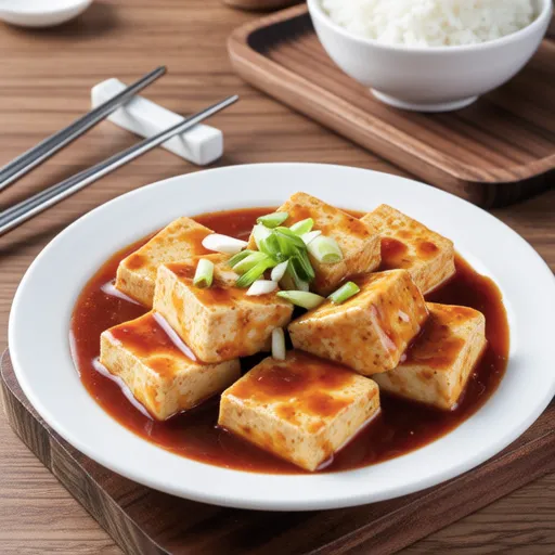 Korean Braised Tofu (Dubu Jorim)