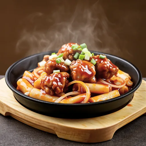 Tteokbokki and Chicken Miso Stir-fry