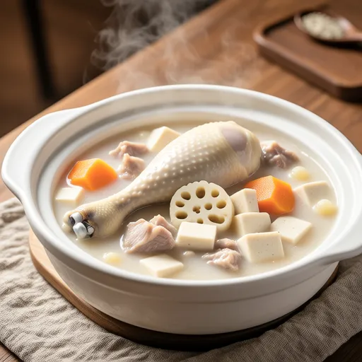 Chicken and Tofu Cream Stew
