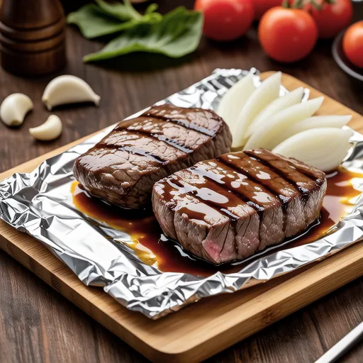 Japanese-style Beef Steak with Onion Sauce