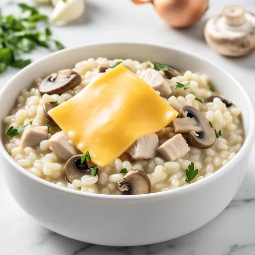 Low-calorie Chicken Breast Cream Risotto