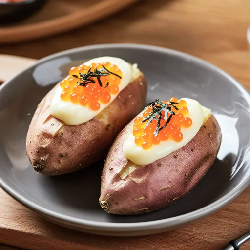 Mentaiko Mayo Butter Potatoes