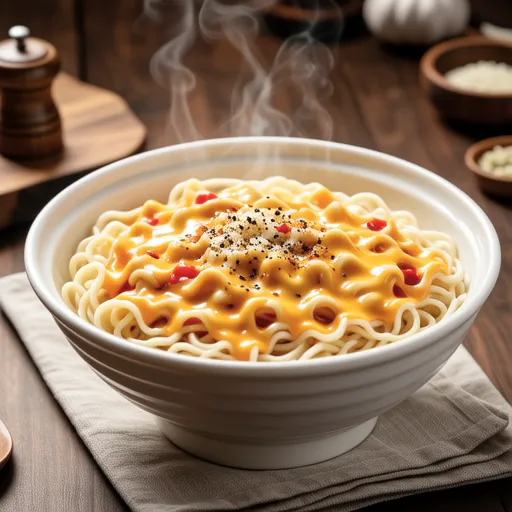 Creamy and Spicy Cream Ramen
