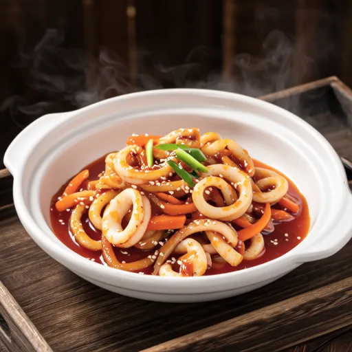 Spicy Squid Rice Bowl