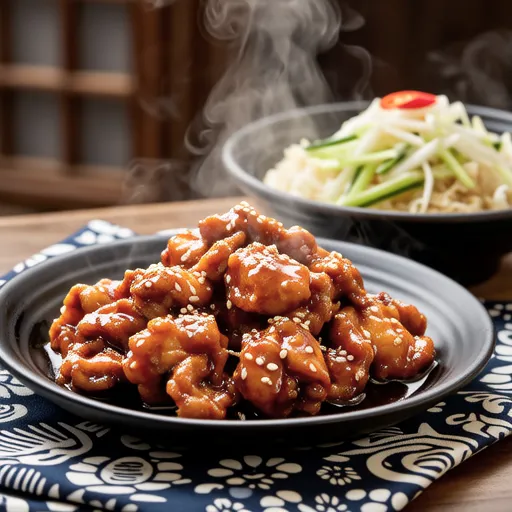 Dakgangjeong (Sweet and Spicy Korean Fried Chicken)
