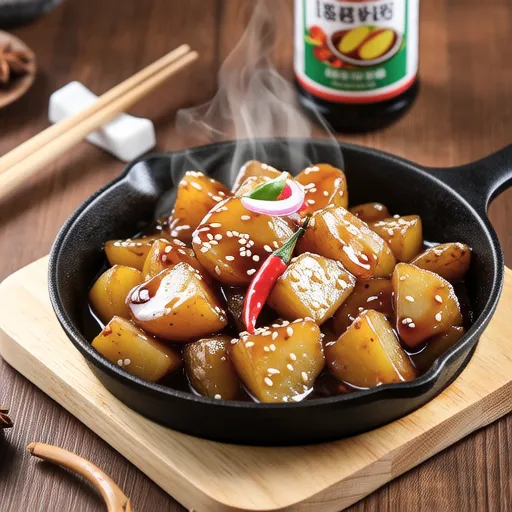 Soy Sauce Braised Potatoes