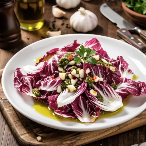 Radicchio with Anchovy Sauce
