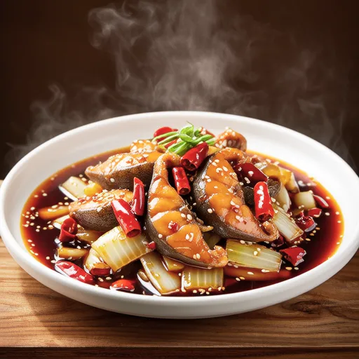 Braised Flounder in Spicy Soy Sauce