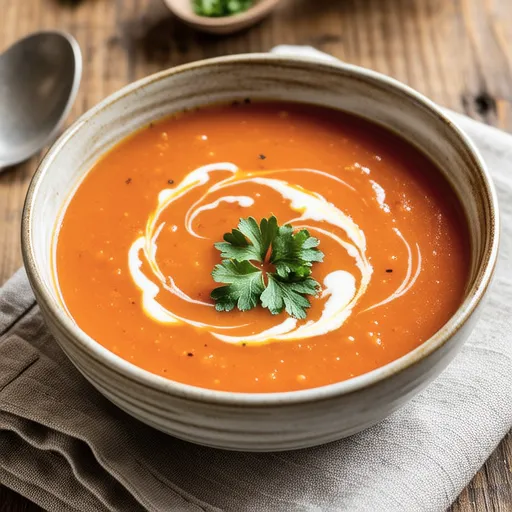 Red Bell Pepper and Carrot Potage Soup