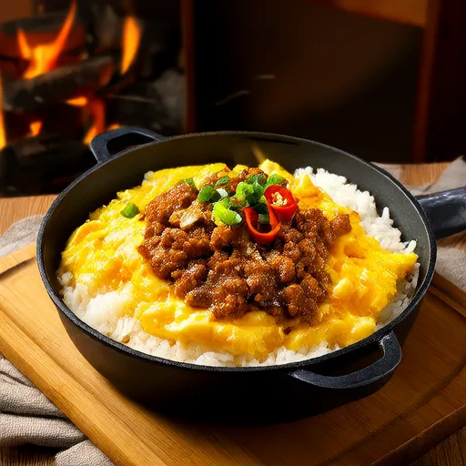 Egg and Cheese Fried Rice