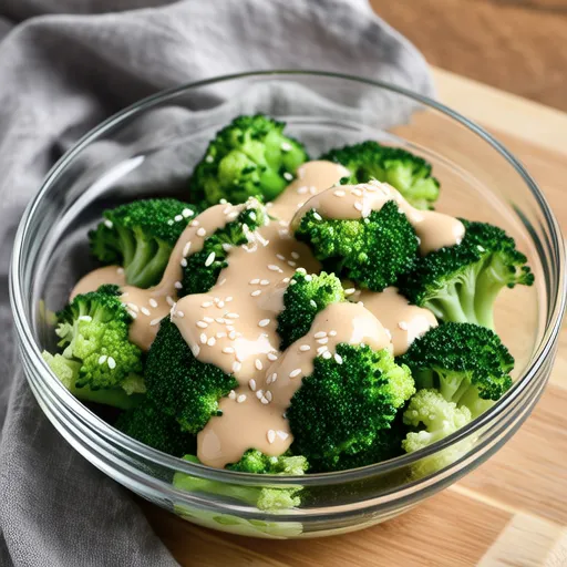 Broccoli Miso Dressing Salad