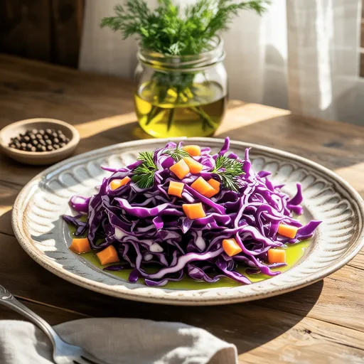Cabbage and Carrot Rappe (Kimchi Substitute)