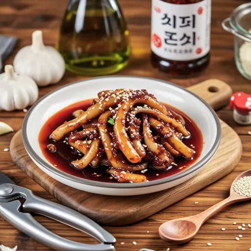 Quick Korean Seasoned Dried Squid