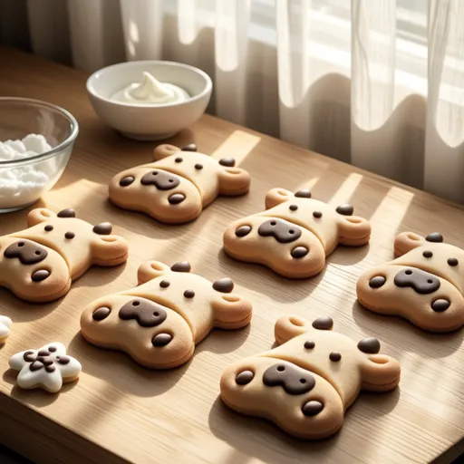 Cow Condensed Milk Cookies