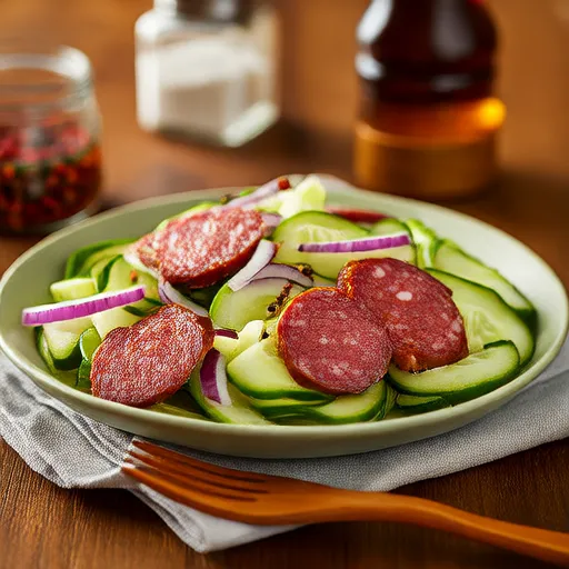 Wurst-Gurken-Salat