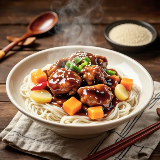 Soy Sauce Braised Chicken (Andong Jjimdak)