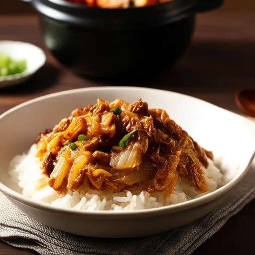 Arroz frito con kimchi