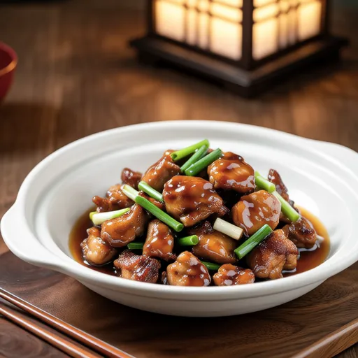 Seseri Stir-fry with Green Onion and Ponzu Sauce