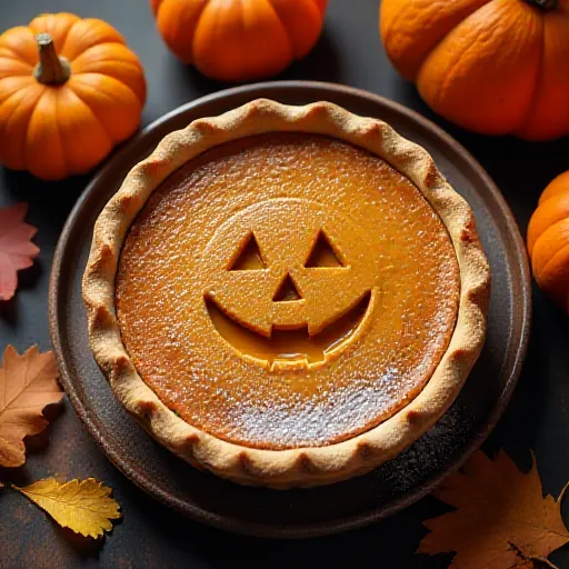 Halloween Pumpkin Pie