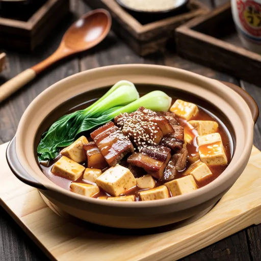 White Sesame Tantan Hot Tofu