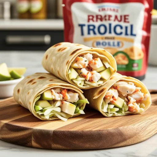 Crunchy Apple Tortilla Roll