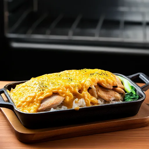 烤雞和米飯