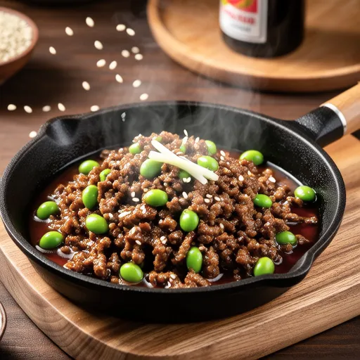 Beef Mince and Edamame Butter Soy Stir-fry