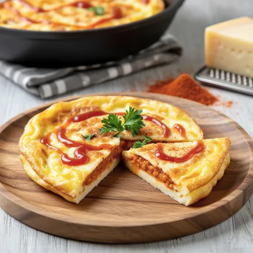 Paprika Cheese Omelette