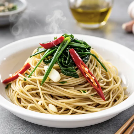Shirasu and Mizuna Peperoncino