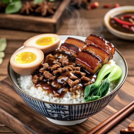 Lu Rou Fan (Taiwanese Braised Pork Rice)