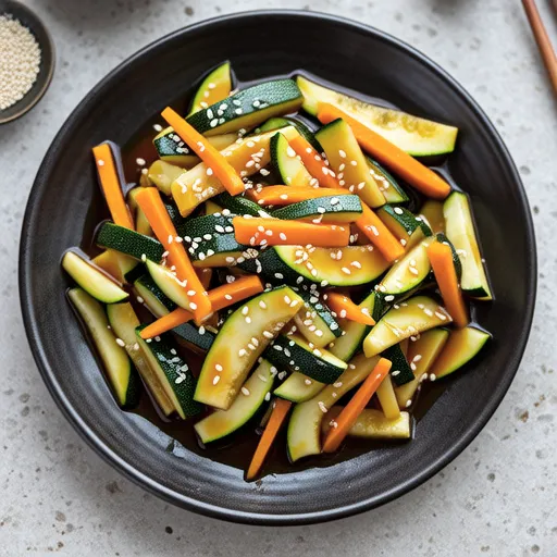 Stir-fried Zucchini and Carrot