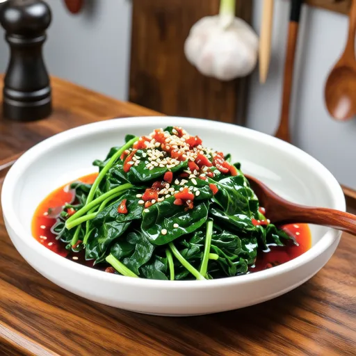 Spinach Salad (Korean Style)