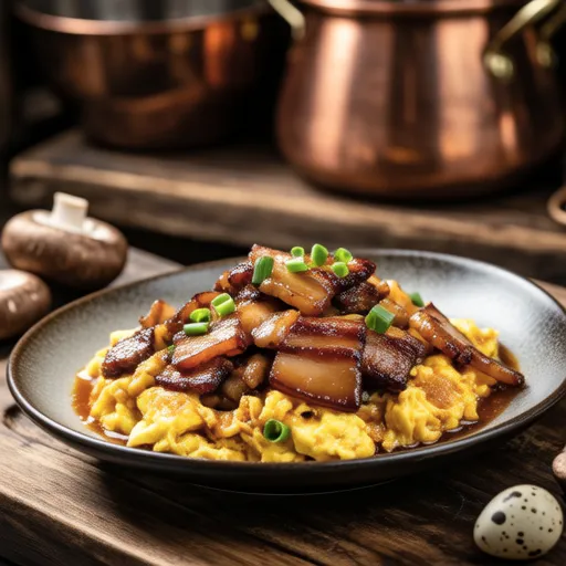 Sweet and Spicy Stir-fried Pork and Eggs