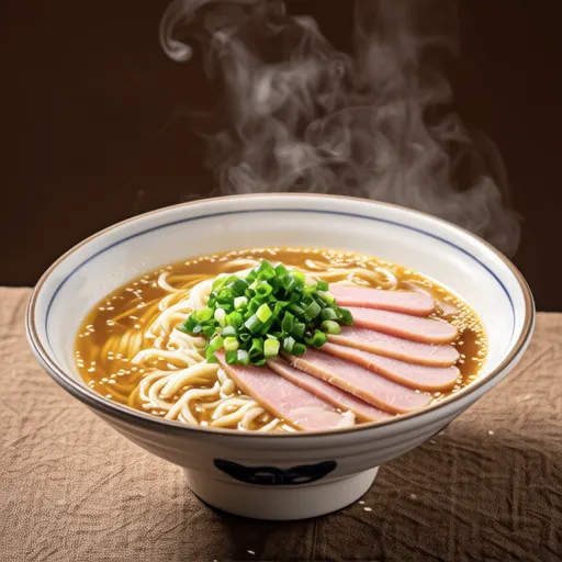 Nira and Ham Vermicelli Soup