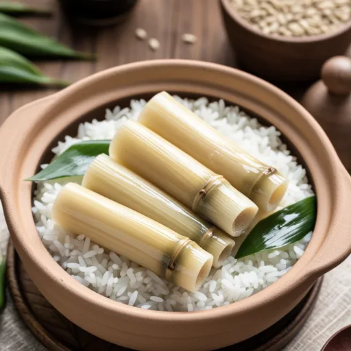 Bamboo Shoot Clay Pot Rice