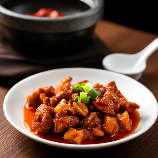 Spicy Stir-fried Chicken Breast