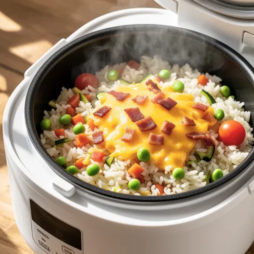 Summer Vegetable Cheese Rice
