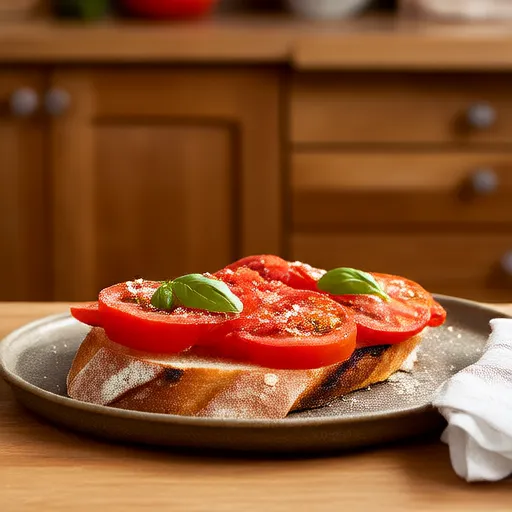 Roasted Tomato Bruschetta