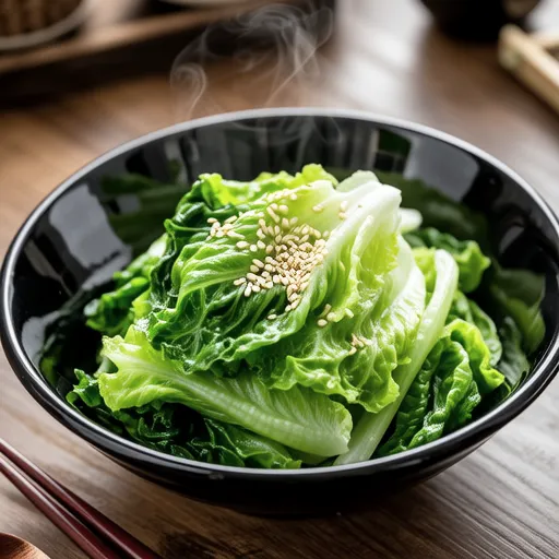 Wasabi Dressed Wilted Lettuce