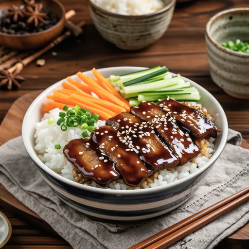 Yakiniku Rice Bowl with Plenty of Vegetables