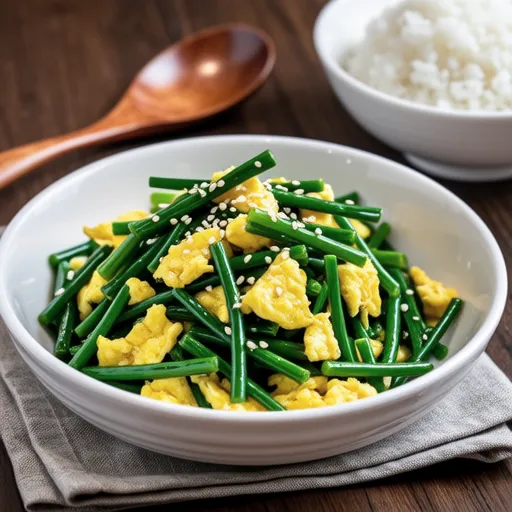Baek Jong Won's Stir-fried Chives and Eggs